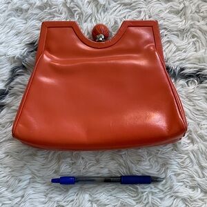 Vintage Orange Holzman Handbag